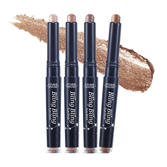 Phấn mắt ETUDE Bling Bling Eye Stick dạng thỏi siêu dễ dùng tông nhũ lấp lánh bền màu 1.4g