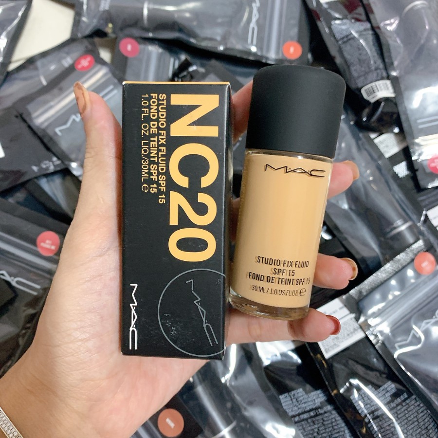 Kem Nền ❣️FREESHIP❣️ Kem Nền MAC NC15 NC20 NC25 Studio Fix Fluid SPF15 | BigBuy360 - bigbuy360.vn