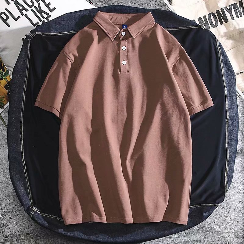 áo thun polo nam tay ngắn màu sắc đơn giản fashion áo thun nam có cổ simple áo thun nam đẹp hàn quốc áo phông nam có cổ