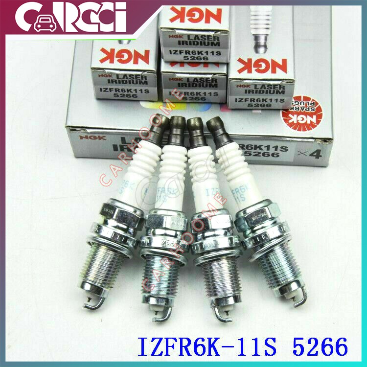 Bộ 4 Laser Iridium IZFR6K-11S 5266 Bugi Cho Xe Honda Civic 2006-2011 1.8L Mới