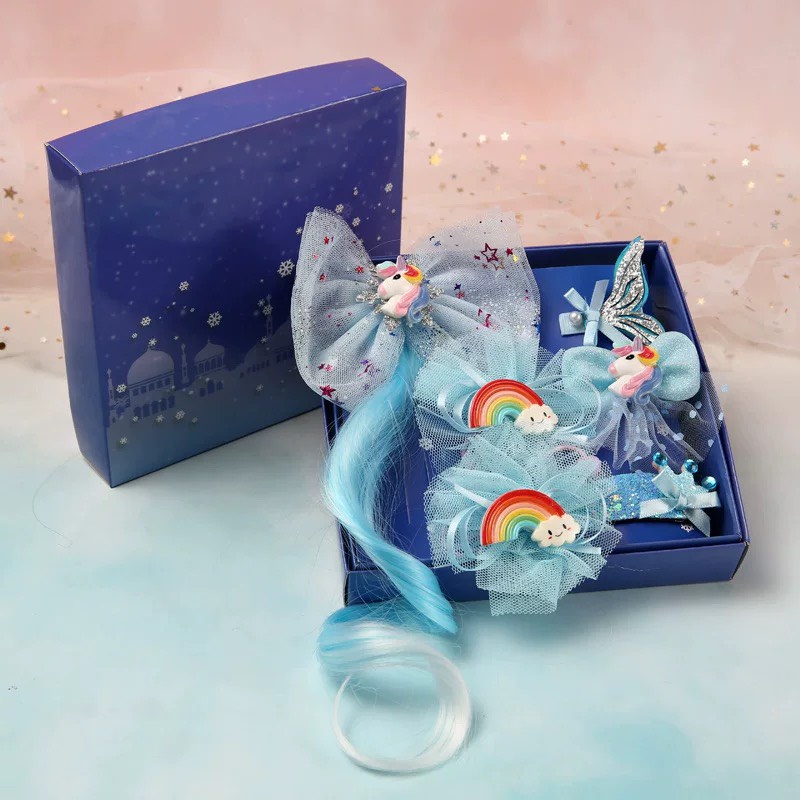 Dây Buộc Tóc Phụ Kiện Hóa Trang Công Chúa Elsa Cho Bé Gái