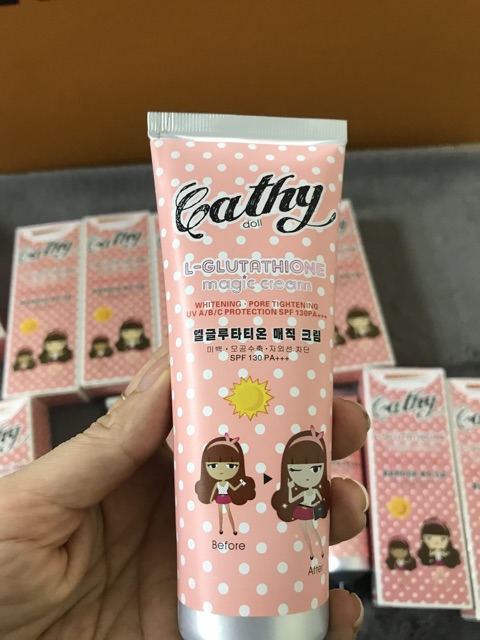 Kem dưỡng trắng da chống nắng Cathy doll hàn quốc