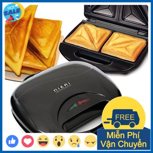 Máy Nướng Bánh, Làm Bánh Tại Nhà Sandwich Nikai Nhật Bản Mới, Nướng Bánh Siêu Tốc, Bảo Hành 6 Tháng