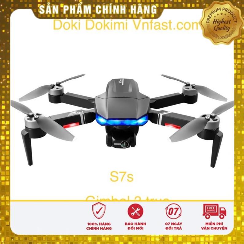 Flycam LSRC S7s Gimbal 3 trục 4k - động cơ không chổi than - Tập bay - chính hãng
