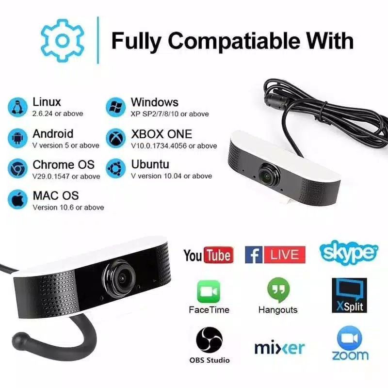 Webcam 1080 Hd Tự Động Lấy Nét Có Mic Chất Lượng Cao | BigBuy360 - bigbuy360.vn