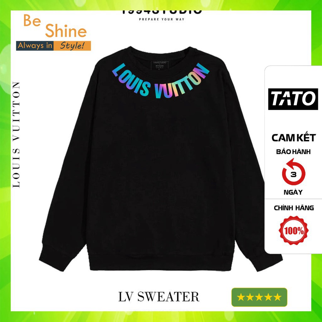 Áo Sweater Unisex Phản Quang Form Rộng Thời Trang Nam Nữ Áo Sweater Nỉ Áo Đôi Phù Hợp Đi Chơi Đi Du Lịch [KIS OFFICIAL]