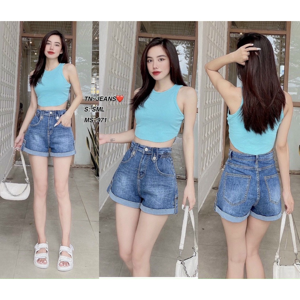 Quần short nữ, quần jeans nữ cao cấp size S M L SKUQ-35B