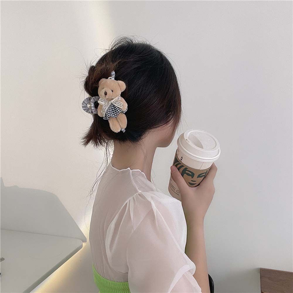 Kẹp tóc hình nơ/ gấu/ dâu tây/ hoa hướng dương dễ thương xinh xắn