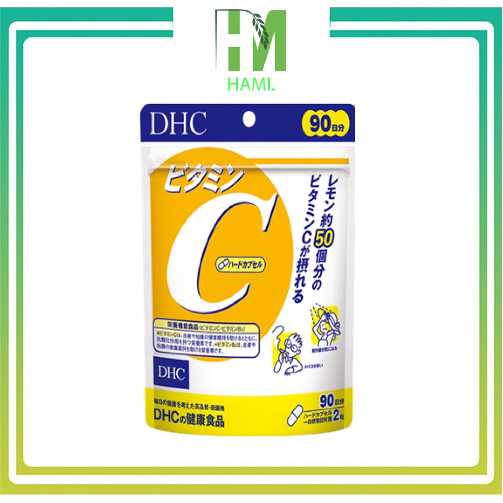 Viên uống Bổ sung Vitamin C DHC Nhật Bản 60v/gói và 180v/gói