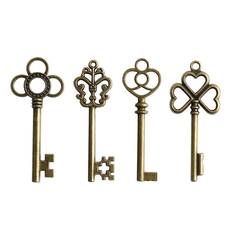 Blg Chìa Khóa Bay Xương Cổ Điển Với Đôi Cánh Chuồn Chuồn Và Đường Kẻ Trang Trí Nhà Cửa Makin DIY