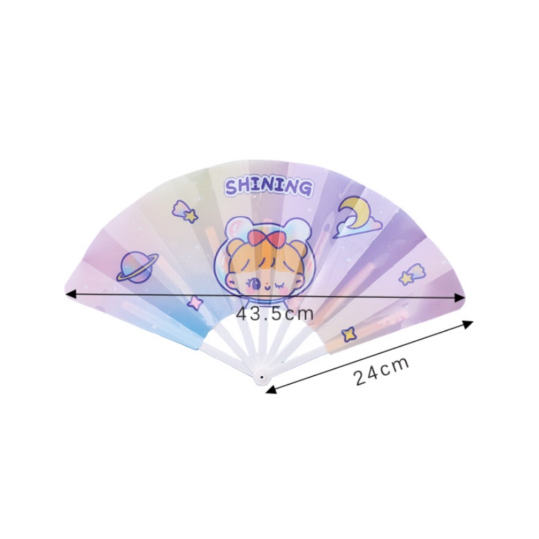 Quạt Nhựa Cầm Tay Cute Nhiều Hình - Giao Mẫu Ngẫu Nhiên