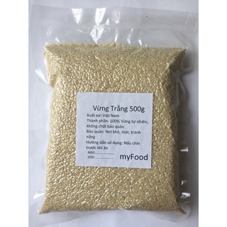 Vừng Nõn Trắng 500g ( Vừng trắng sấy khô,chưa rang)