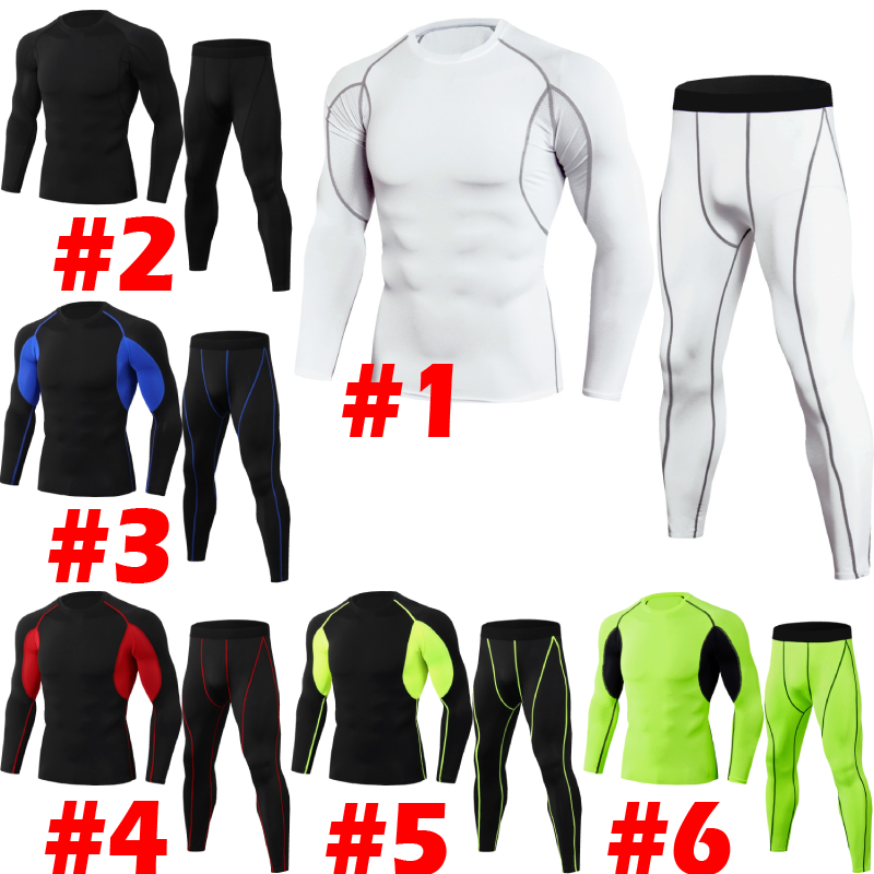 Set 2 Quần Dài Bó Sát Tập Thể Thao Cho Nam