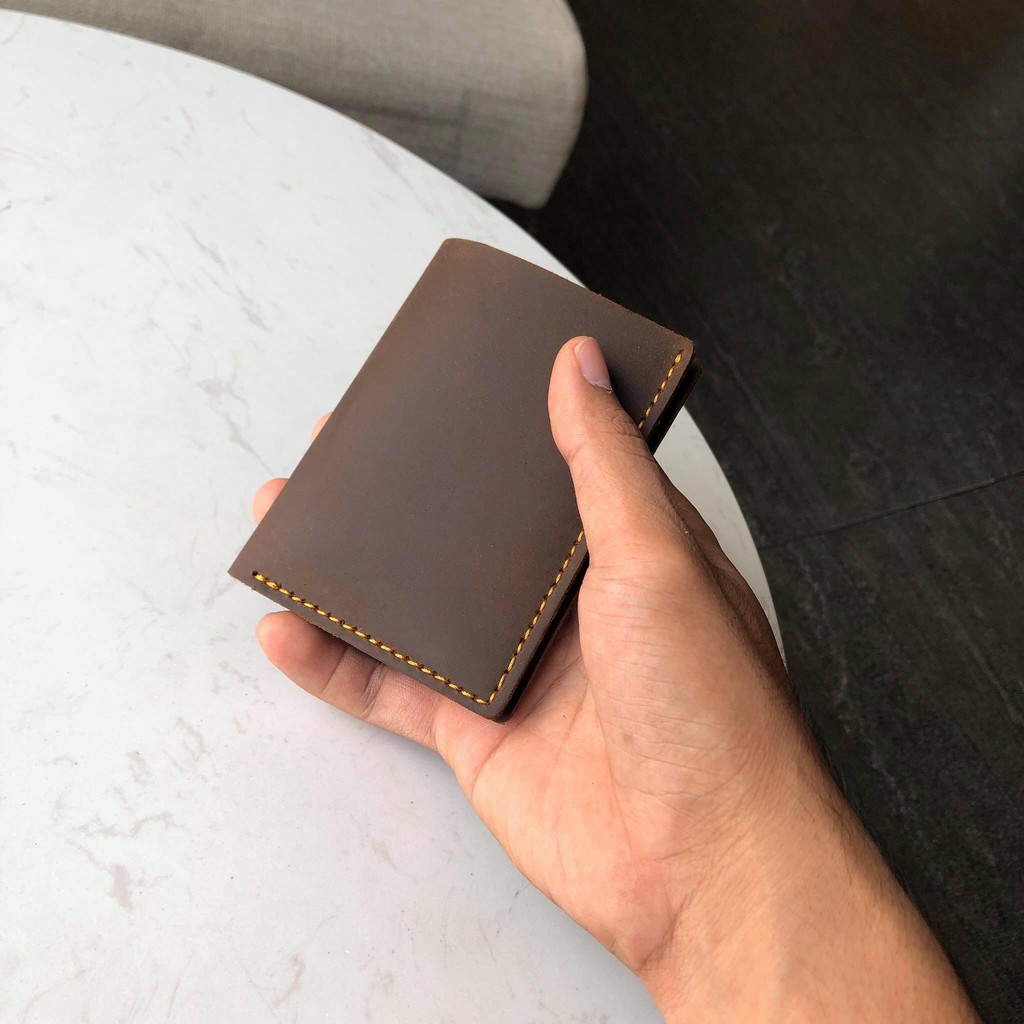 Ví Da Nam Handmade Hàng Hiệu SVN Kiểu Đứng SVĐ1