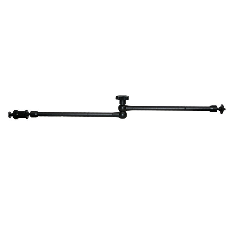 20Inch Adjustable Articulating Friction Magic Arm with Hot Shoe Mount for LED Light DSLR Rig LCD Monitor