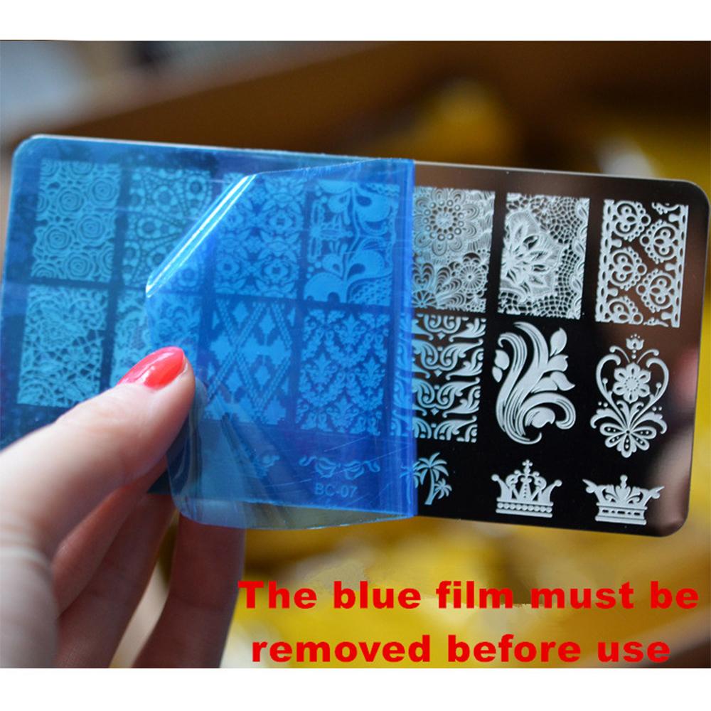 OCEANMAP Khuôn In Họa Tiết Trang Trí Móng Tay Chủ Đề Giáng Sinh