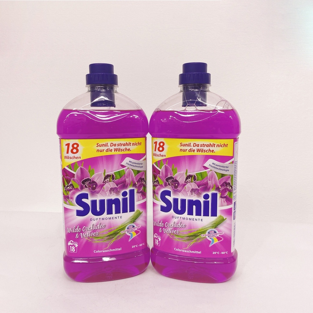Nước giặt SUNIL hương nước hoa hàng nhập khẩu Đức không gây kích ứng da dung tích 1,314 lít