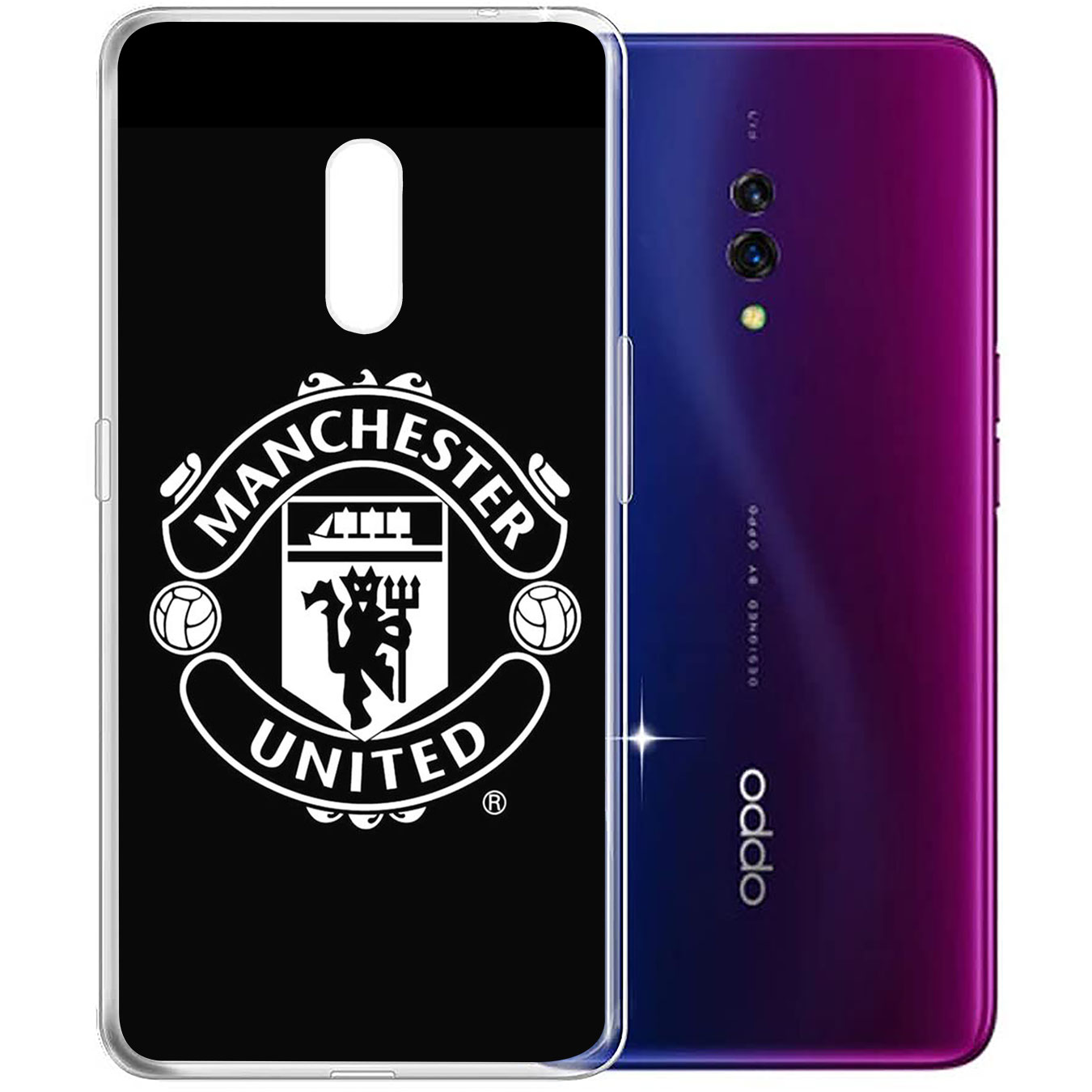 Ốp điện thoại silicon mềm cho iPhone XR X XS Max 7 8 6 6s Plus + 6Plus 7Plus 8Plus hình logo Manchester United FC