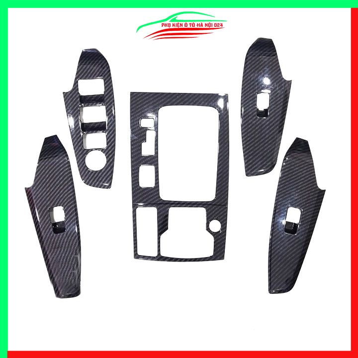 Ốp nội thất cho xe ô tô Mazda 3 2017 2018 2019 vân cacbon bảo vệ chống trầy xước và làm đẹp xe