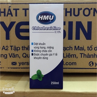 Nước súc miệng HMU Chlorhexidine 0,12% - Đại học Y Hà Nội