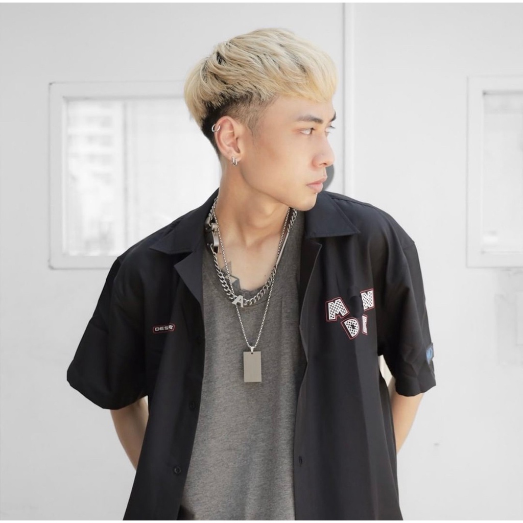 Áo Sơ Mi Tay Ngắn Họa Tiết CHESS-BOARD | Form unisex 40-100kg