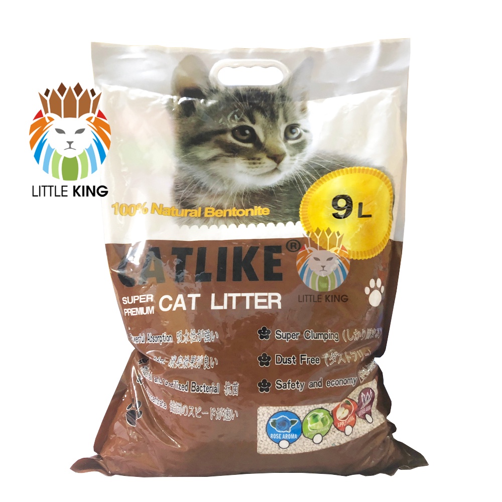 Cát vệ sinh Catlike 9L cho mèo  Cát vệ sinh cho mèo Nhật Bản hương cà phê Catlike siêu thấm hút, khử mùi