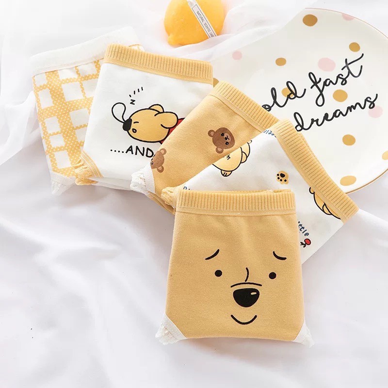 [Mã 12FASHIONSALE1 giảm 10K đơn 50K] Quần Lót Nữ Cotton Hoạ Tiết Bear Siêu Xinh | WebRaoVat - webraovat.net.vn