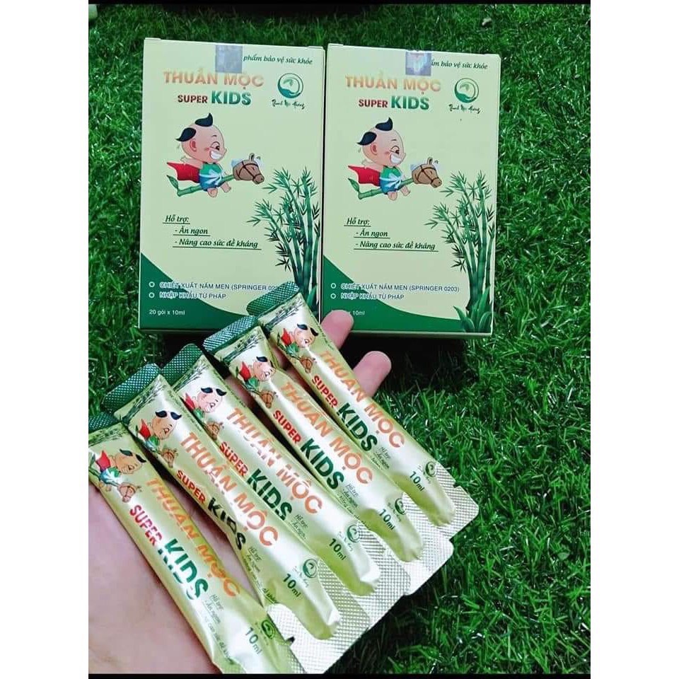 [HÀNG CHÍNH HÃNG] Siro ăn ngon cho bé Thuần Mộc Super Kids Thanh Mộc Hương 200ml | Thế Giới Skin Care