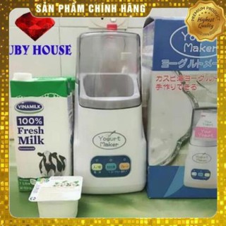Máy làm sữa chua yogurt maker nhật bản chính hãng, máy làm sữa chua 3 nút-ruby house hg2703