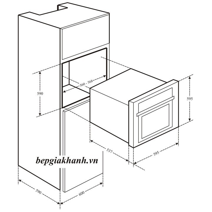 Lò nướng điện đa năng Teka HLB 840 nhập khẩu Châu Âu