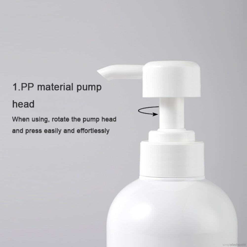 ✲Bình Rỗng Đựng Dầu Gội/Dầu Gội/Sữa Tắm 500ML/300ML Chống Rò Rỉ Có Thể Tái Sử Dụng