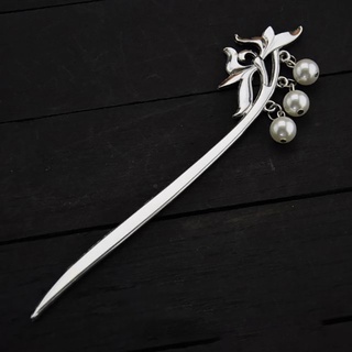 Trâm cài tóc cổ trang phong cách đơn giản chuỗi hạt dùng búi vấn tóc hằng ngày cosplay NL0762