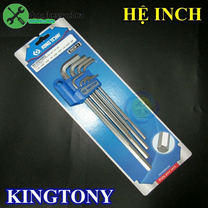 Bộ lục giác hệ inch Kingtony 20209SR02 có 9 cây