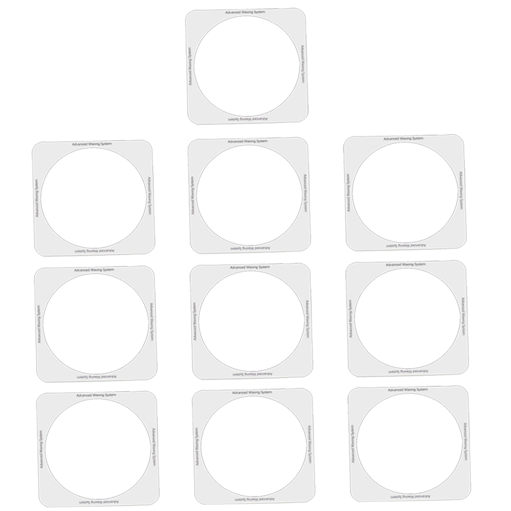 (Hàng Mới Về) Set 10 Vòng Giấy Vuông Làm Nóng Sáp Tiện Dụng | BigBuy360 - bigbuy360.vn