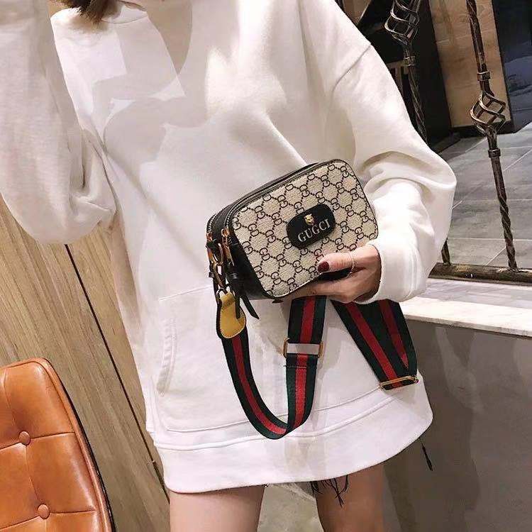 Túi đeo chéo trang trí đầu động vật thanh lịch thời trang dành cho nữ