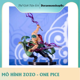 Mô hình One Piece Roronoa Zoro 3000 Thế Giới POP cao 20cm, Nặng 750G - Mô Hình trang trí One Piece Figure-doraemonshop8x