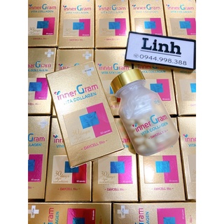 Viên Uống trắng da cấp nước inner gram vita collagen daycell