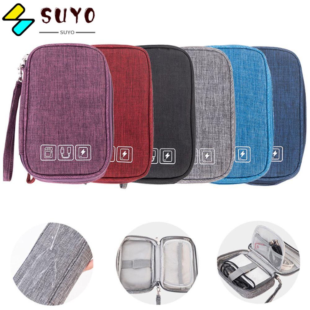 Túi khóa kéo đựng phụ kiện điện tử đa năng