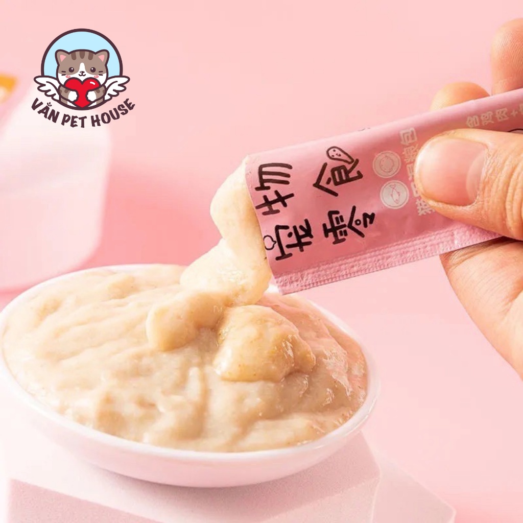 Súp thưởng Mèo Shizuka Sakura 15g Thơm Ngon - Cat Treat