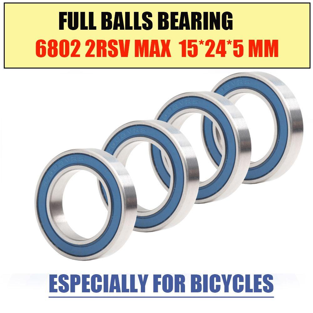 Set 4 Ổ Bi Kín Bằng Thép Chrome BERNARDO 6802 VRS MAX 6802 VRS