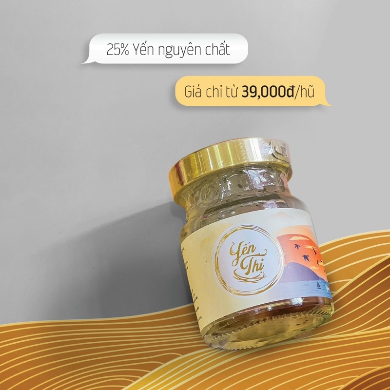 YẾN THỊ - YẾN CHƯNG SĂN - YẾN TƯƠI 100% (12gr yến/ hũ)