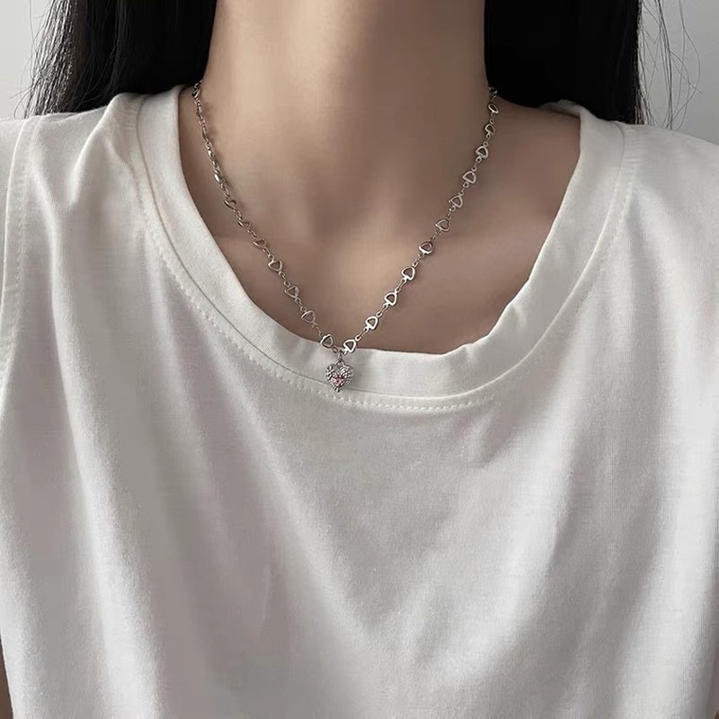 Vòng cổ choker hình trái tim đơn giản thời trang cho nữ