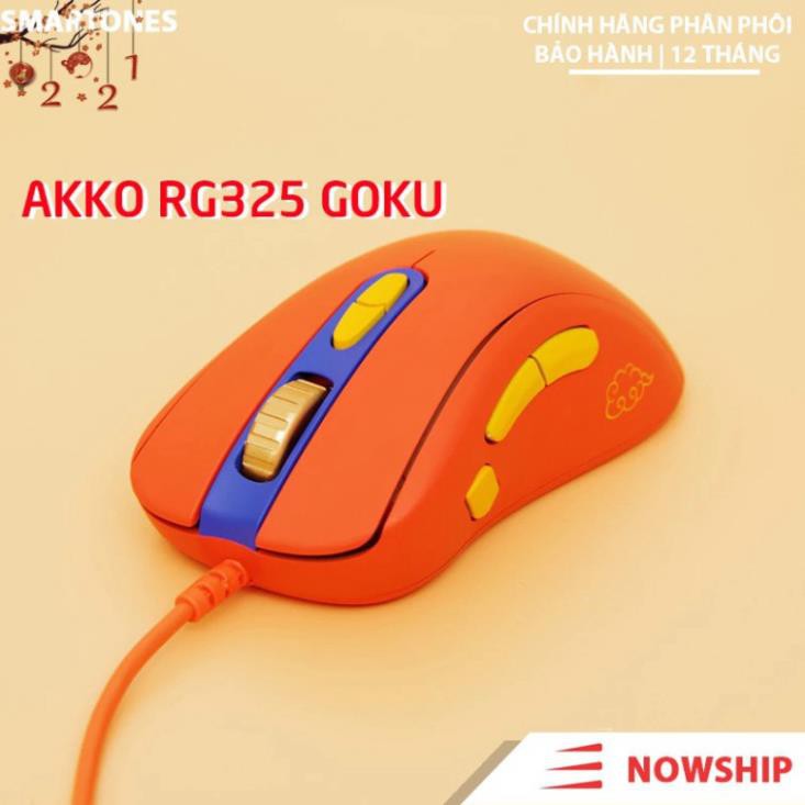 Chuột chơi game AKKO RG325 Dragon Ball Z Mắt đọc PWM3325 Switch Omron