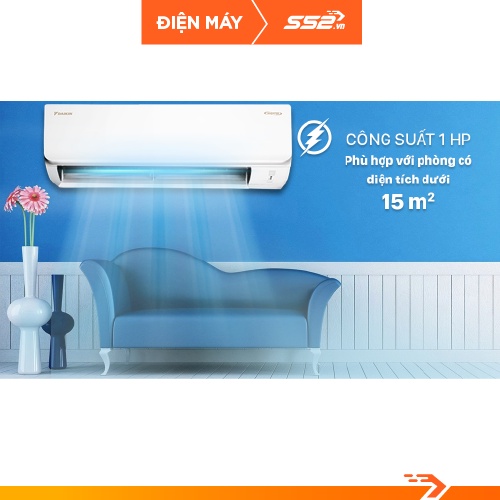 [Mã ELHA10 giảm 6% đơn 5TR] Máy Lạnh Daikin Inverter 1 HP FTKA25VMVMV - Bảo Hành Chính Hãng