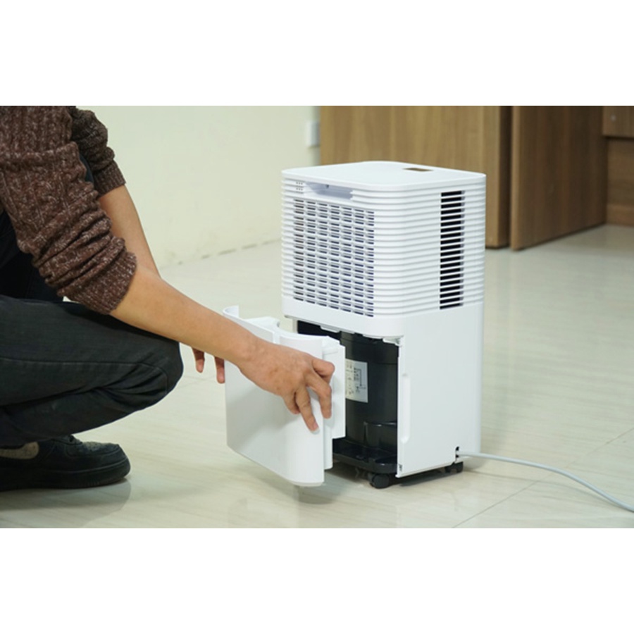 Máy hút ẩm lọc không khí 40m2 nhập khẩu FUJIHOME Nhật Bản, máy hút ẩm không khí thông minh mini đèn LCD hiển thị độ ẩm