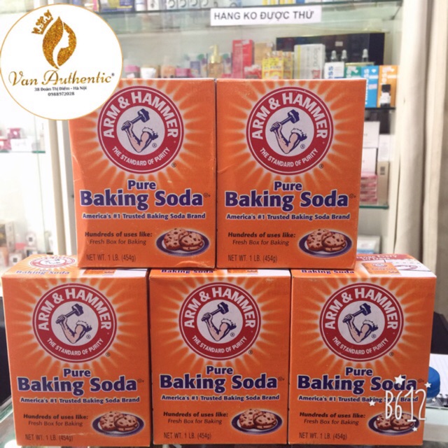 Bột baking soda đa công dụng 454g date 6.2021