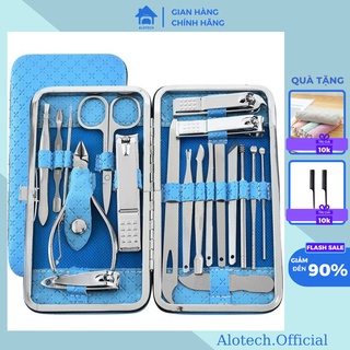 Bộ Dụng Cụ Cắt Móng Tay 19 Món Bằng Thép Không Gỉ - Bộ Bấm Móng Tay Cao Cấp 19M ..