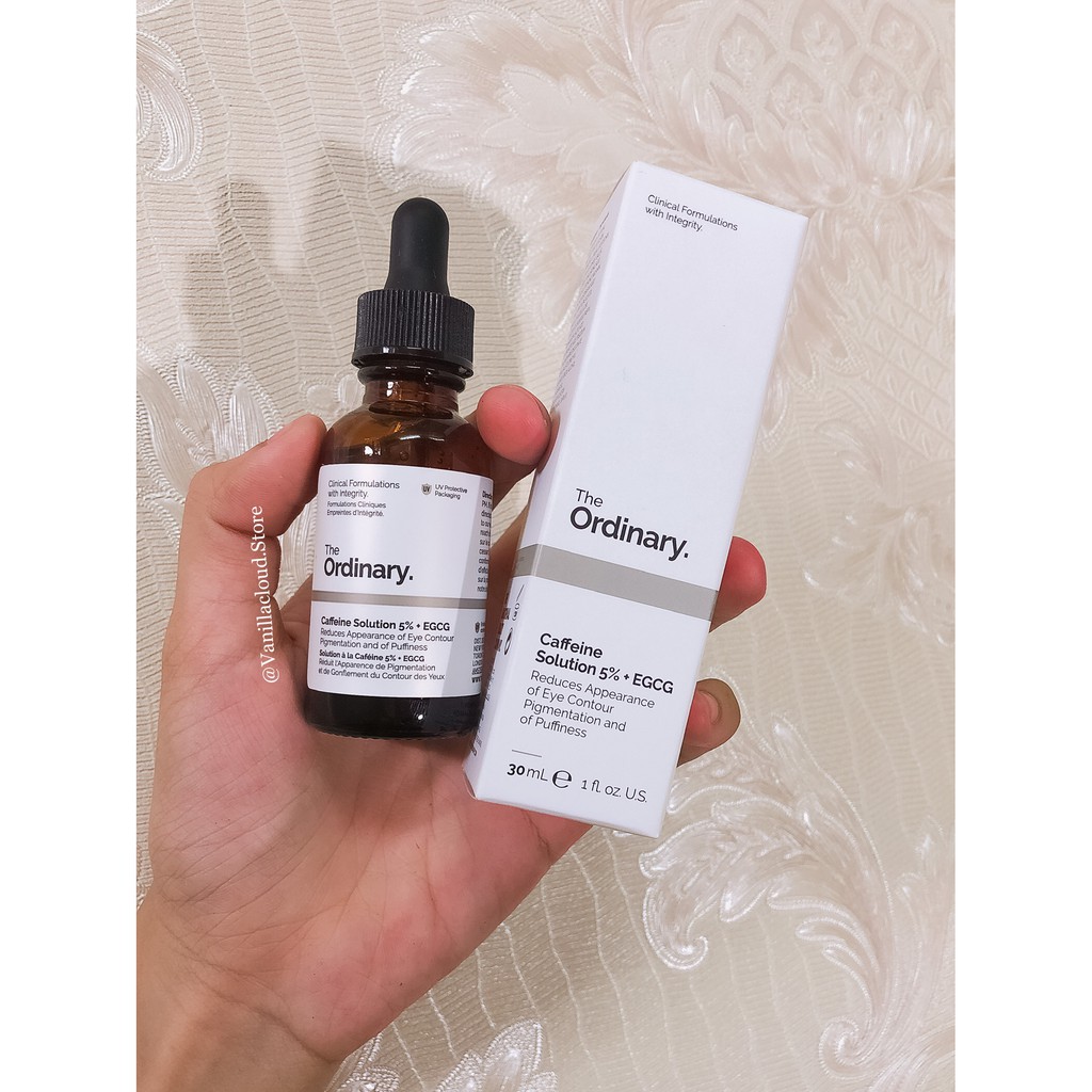 Serum tinh chất giảm quầng thâm , bọng mắt The Ordinary CAFFEINE SOLUTION 5% + EGG - Bản Mỹ