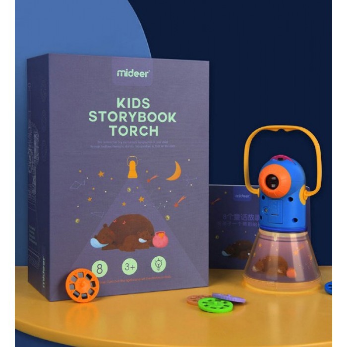 Đèn Pin Kể Chuyện Cho bé - Kids Storybook Torch - Đèn Chiếu Kể Chuyện Cho Bé