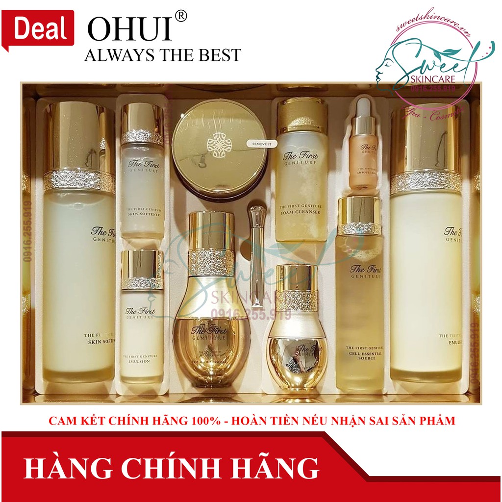 Bộ Dưỡng Tái Sinh Da Ohui The First Geniture Special Set O Hui